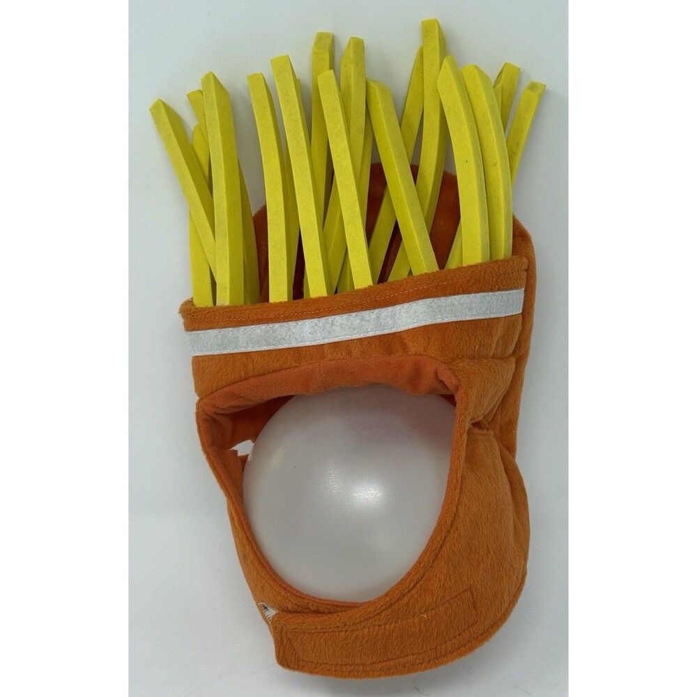 Plush Fabric French Fries Hat Size Small